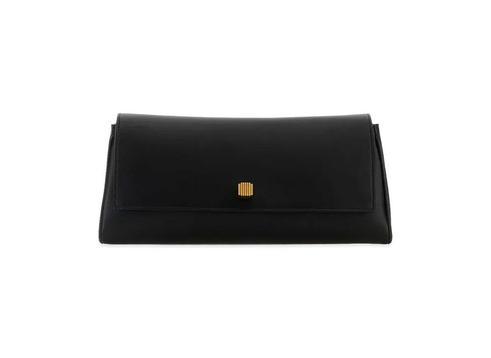 KHAITE Women's Leather Audrey Clutch "Black"