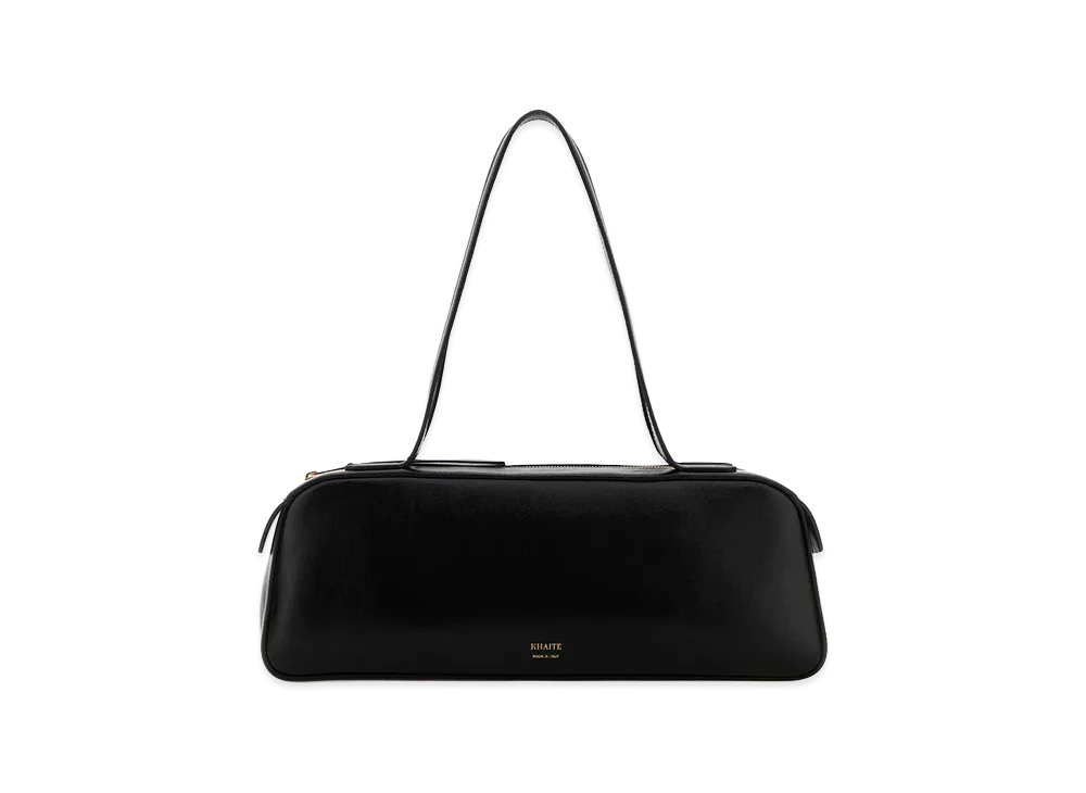 KHAITE Women's Leather Simona Shoulder Bag "Black"