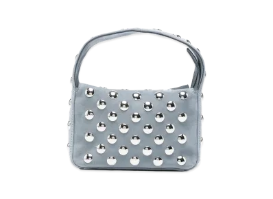 KHAITE Women's Elena Small Leather Hobo Bag "Gray"