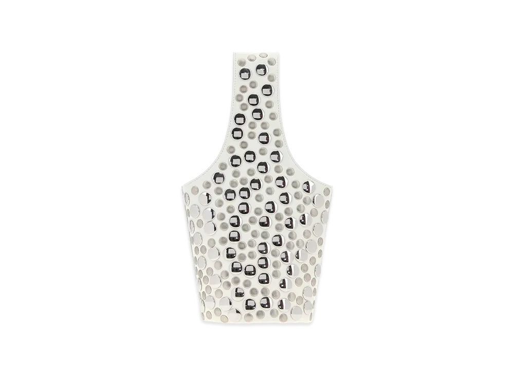 KHAITE Women's Embellished Leather Livia Handbag "White"