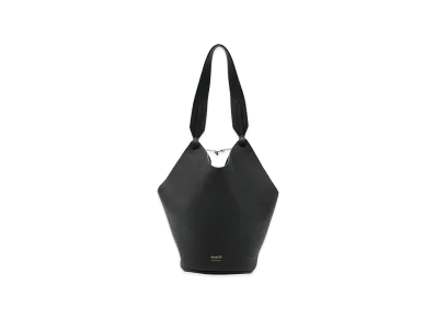 KHAITE Women's Lotus Mini Leather Bucket Bag "Black"