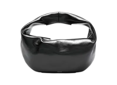 KHAITE Women's Olivia Medium Patent Leather Hobo Bag "Black"