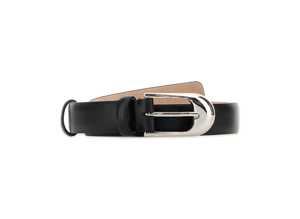 KHAITE Women's Leather Belt "Black"