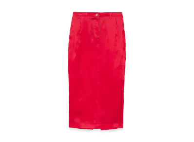 KHAITE Women's Skirts "Red"