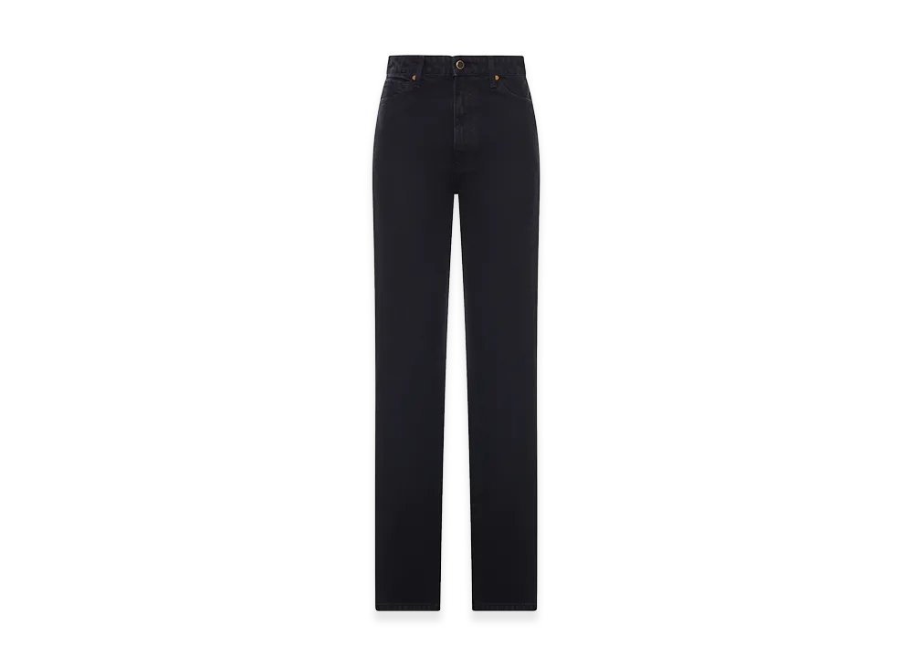 KHAITE Women's Danielle Denim Jeans "Black"