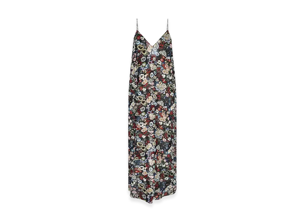 KHAITE Women's Printed Silk Taja Dress "Floral"