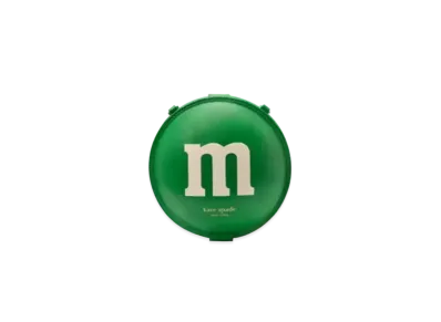 M&M's x katespade New York Chain Coin Purse "Green Multi"
