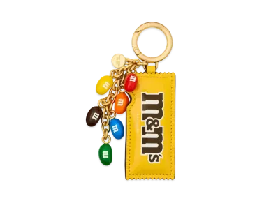 M&M's x katespade New York 3D Packet Key Fob "Yellow Multi"