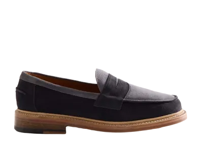 KITH x Blackstock & Weber Ellis Penny Loafer "Grey/Black"