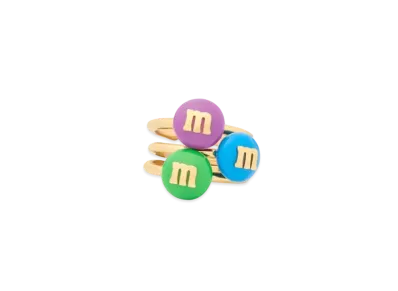 M&M's x katespade New York Stacking Ring Set "Cool Multi"