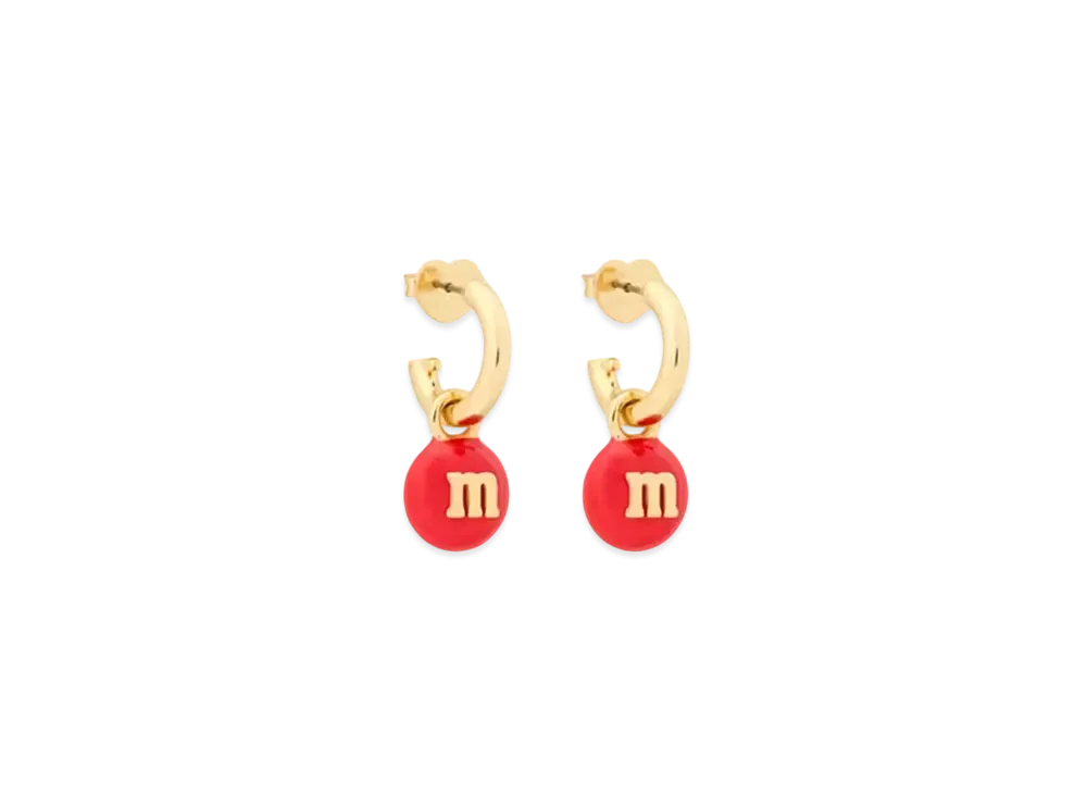 エムアンドエムズ x ケイトスペード ニューヨーク チャーム ハギー "レッド" KJ265 RED