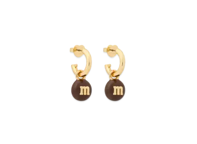 M&M's x katespade New York Charm Huggie "Brown Multi"