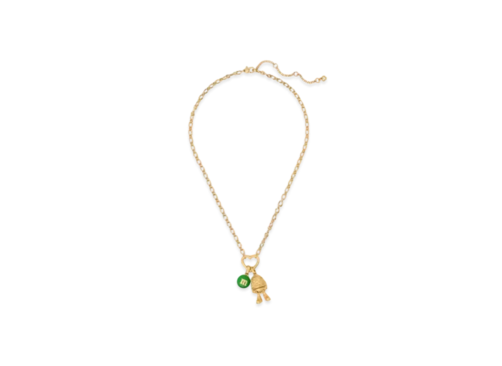 エムアンドエムズ x ケイトスペード ニューヨーク ステートメント ペンダント "グリーンマルチ" KJ278 GRU