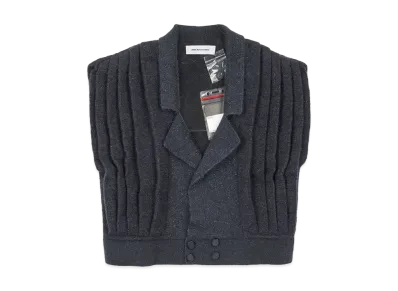 KIKO KOSTADINOV Orson Knitted Vest "Shiny Graphite"