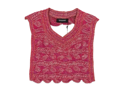 KIKO KOSTADINOV Foliage Collar "Burgundy"