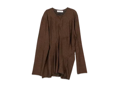 KIKO KOSTADINOV Deultum Darted Top "Sparkle Brown"