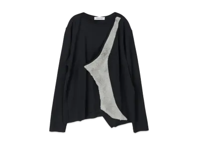 KIKO KOSTADINOV Zlatyu Long Sleeve Top "Dark Blue / Dove Grey"