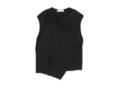 KIKO KOSTADINOV Zlatyu Sleeveless Shirt "Sable Black/Dark Blue"
