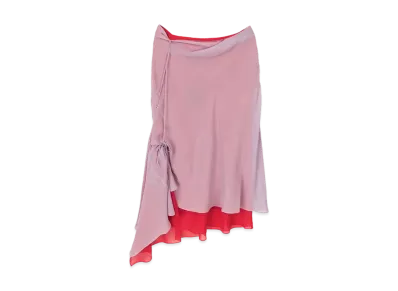 KIKO KOSTADINOV Mirka Skirt "Orchid / Cherry Red"