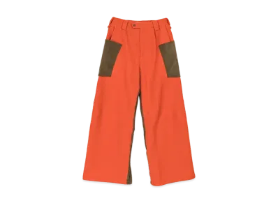 KIKO KOSTADINOV Meno Trousers "Tangerine / Lichen Green"
