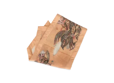 KIKO KOSTADINOV Angelos Knit Scarf "Coral / Shell Beige"