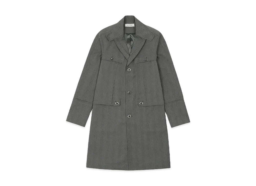 KIKO KOSTADINOV Brecht Coat "Grey Dove"