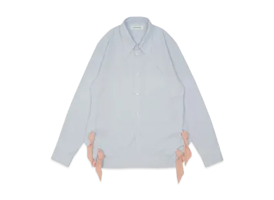 KIKO KOSTADINOV Rino Twisted Jersey Shirt "L Blue Stripe / Rose Tan"