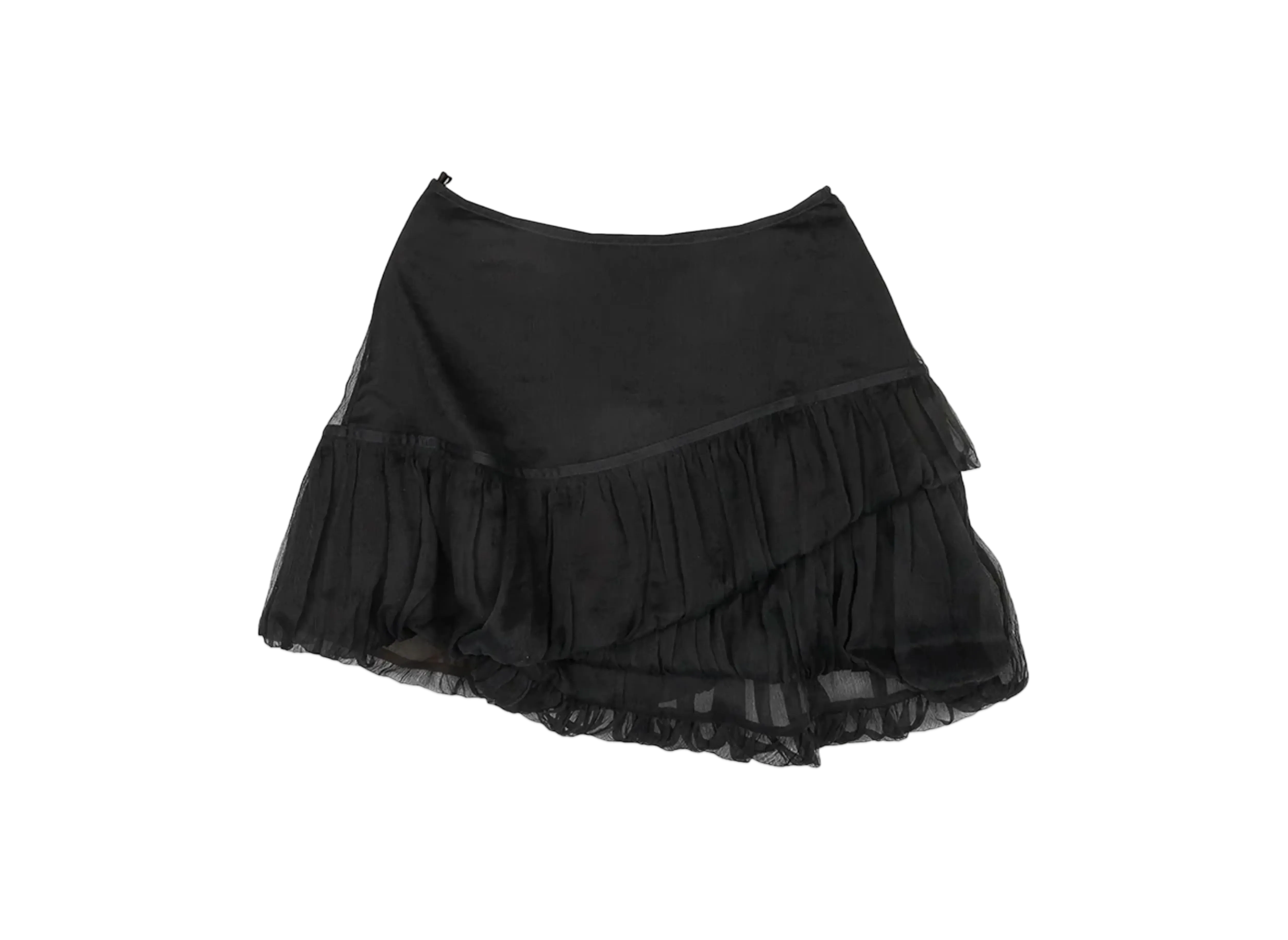 KIKO KOSTADINOV Lozen Gathered Skirt "Night Black / Onyx Black"