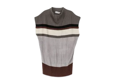 KIKO KOSTADINOV Essick Stripe Short Sleeve "Steel Grey/Grey"