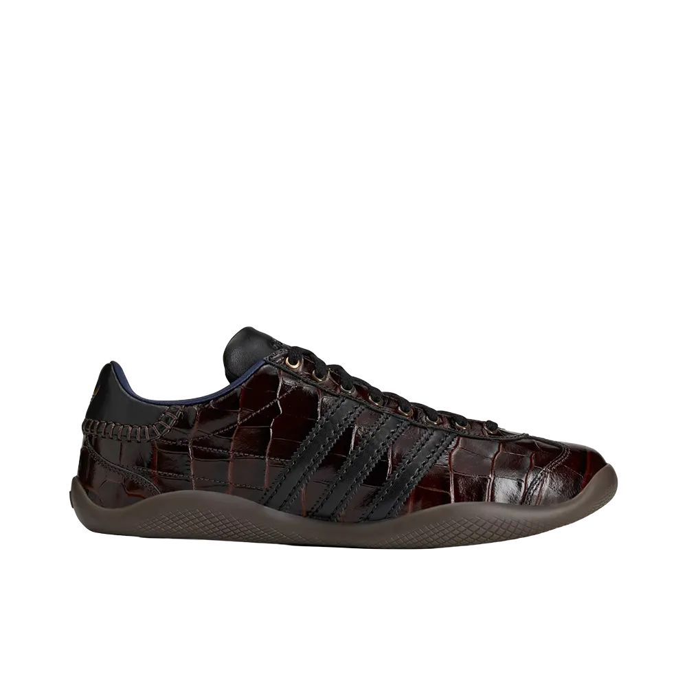 Wales Bonner × adidas Karintha Croc "Dark Brown/Core Black"