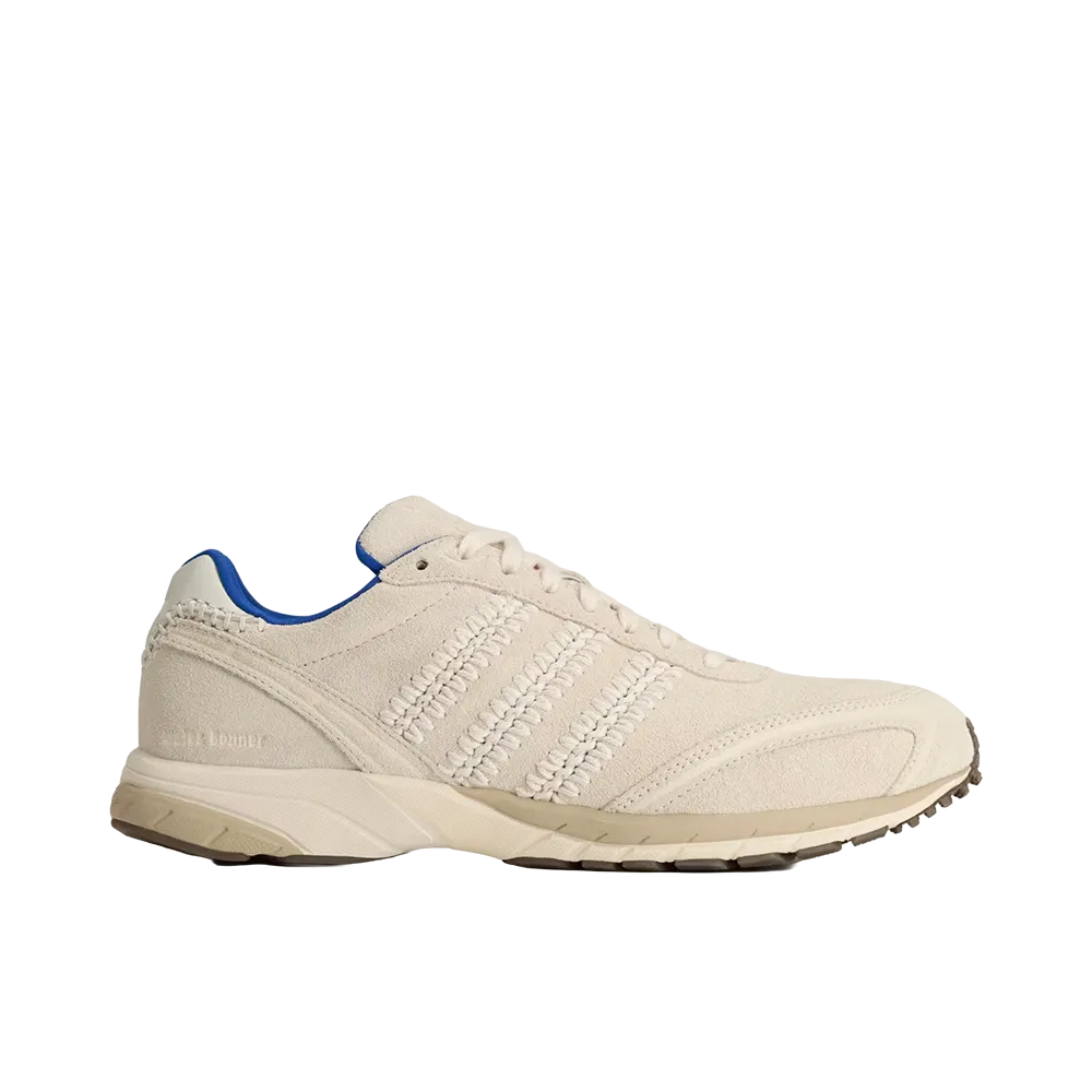 Wales Bonner × adidas Adizero Adios Suede "Wonder White/Dark Brown"