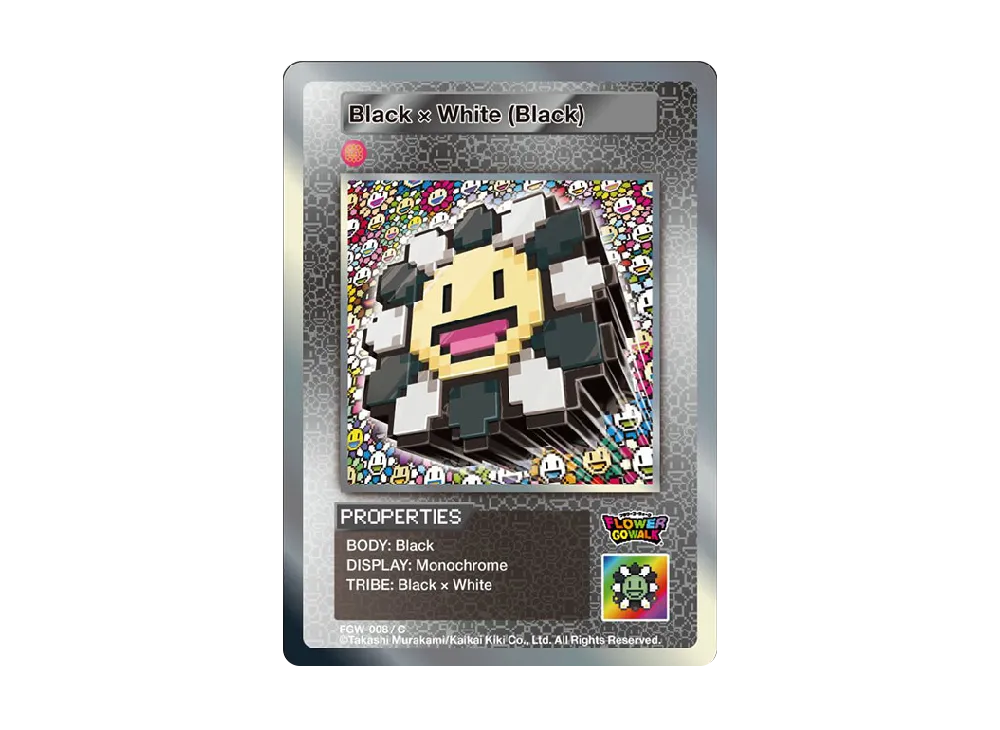 ブラック×ホワイト (ブラック) C [FGW-008]【英語版】(ムラカミフラワーズ「Flower Go Walk 付属限定版」)