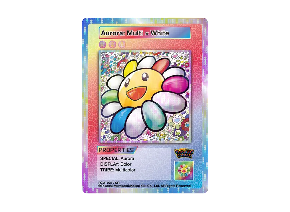 オーロラ : マルチ×ホワイト SR [FGW-025]【英語版】(ムラカミフラワーズ「Flower Go Walk 付属限定版」)