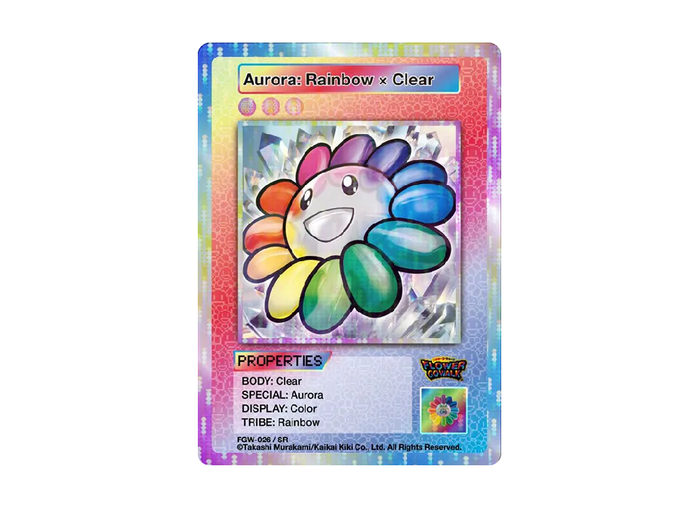 オーロラ : レインボー×クリア SR [FGW-026]【英語版】(ムラカミフラワーズ「Flower Go Walk 付属限定版」)