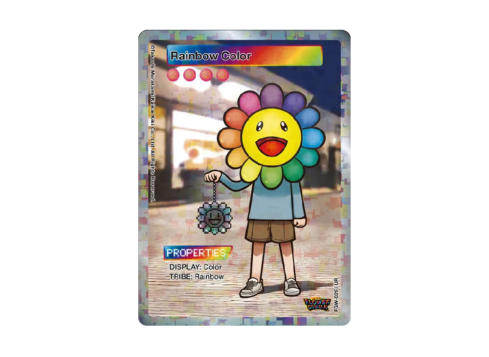 FLOWER GO WALK レインボーカラー UR 英語