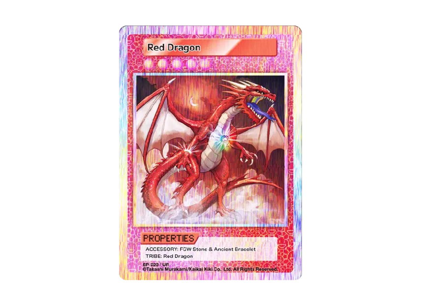 PSA10☆村上隆☆RED DRAGON レッドドラゴン UR 108フラワーズ Red PSA10☆村上隆☆RED DRAGON レッドドラゴン UR 108フラワーズ Red