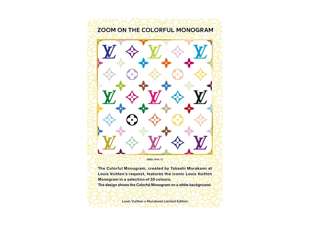 ズームオン ザ カラフルモノグラム C [2003 / 014](ルイヴィトン x 村上隆 トレーディングカード)
