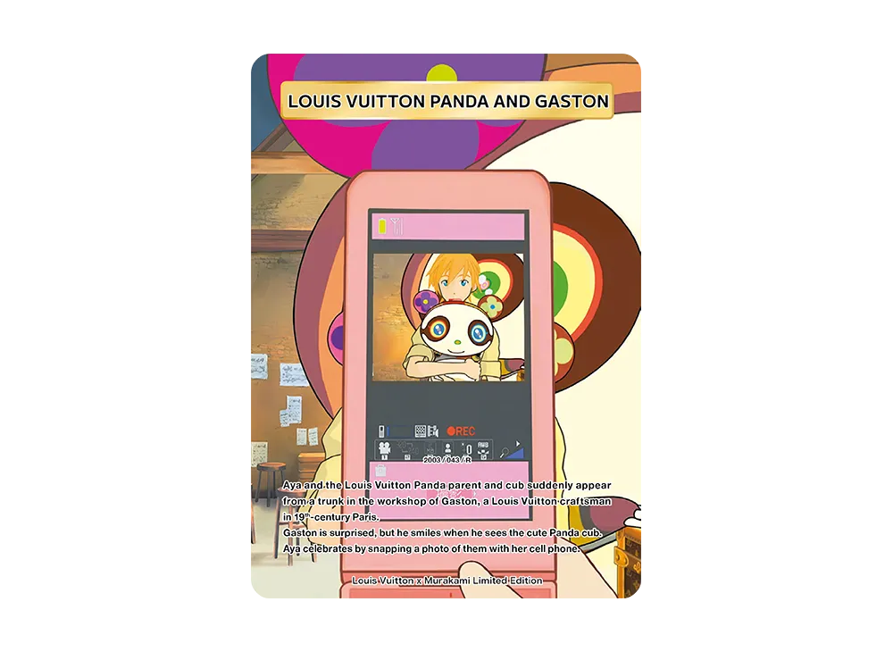 ルイヴィトンパンダとガストン R [2003 / 043](ルイヴィトン x 村上隆 トレーディングカード)