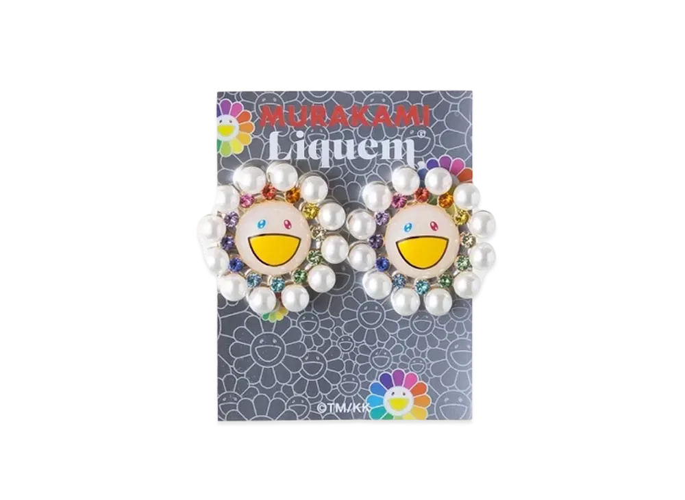 Takashi Murakami x Liquem Flower Earrings
