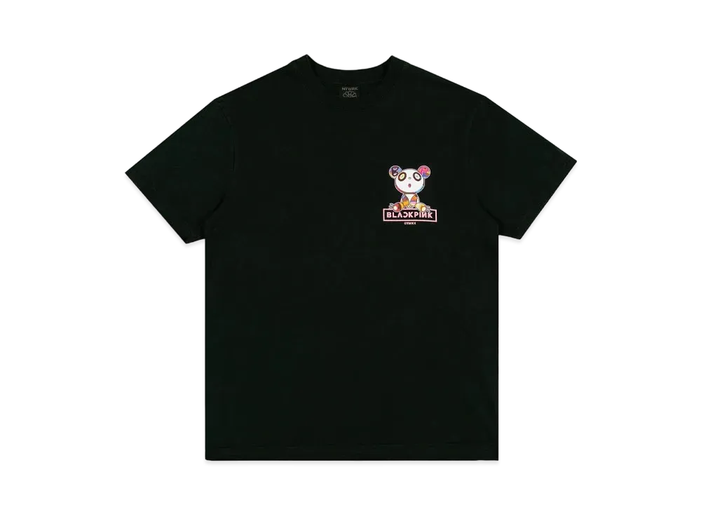 Takashi Murakami x BLACKPINK "In Your Area" Signature T-Shirt "Vintage Black"