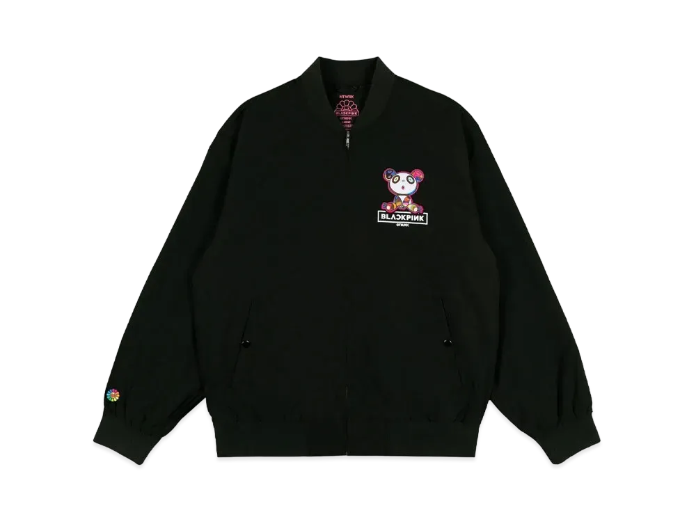 カイカイキキ x ブラックピンク エナメルピン ブラックピンク Takashi Murakami x BLACKPINK Flower Enamel Pin Black Pink
