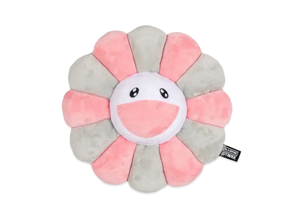 Takashi Murakami x BLACKPINK "In Your Area" Flower Pillow (30cm) "Pink/Grey"