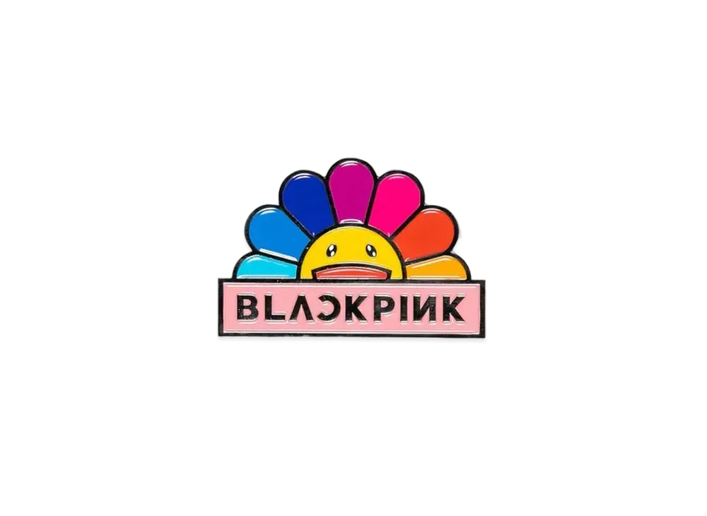 Takashi Murakami x BLACKPINK "In Your Area" Enamel Pin (Rainbow Flower) "Multi"