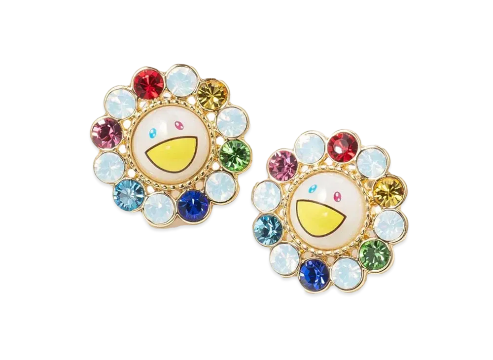 村上隆 x リキュエム フラワー ピアス 