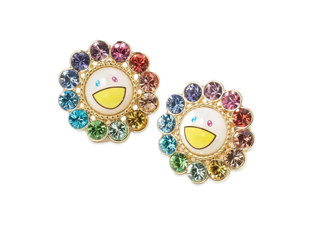 Takashi Murakami x Liquem Flower Pierce "Rainbow"