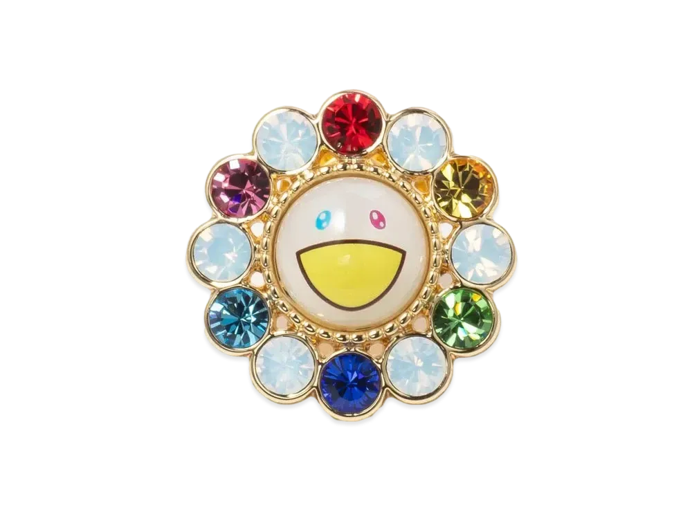 Takashi Murakami x Liquem Flower Pins "Multi"