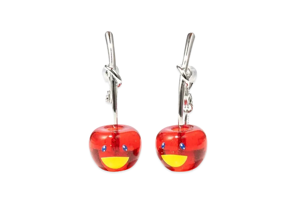 Takashi Murakami x Liquem Cherry Earrings "Red"