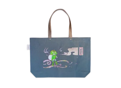 Takashi Murakami Mononoke Kyoto Shinzaburo Ichizawa Canvas Made By Ichizawa Canvas Horizontal Tote 17D Wind God And Thunder God Illustration