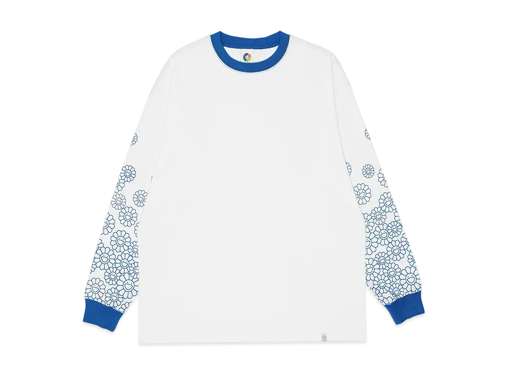 Takashi Murakami / Kaikai Kiki TM Flowers on Sleeve Series "White/Blue"