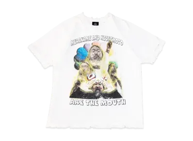 Takashi Murakami x NISHIMOTO ARE THE MOUTH Tshirts "White"
